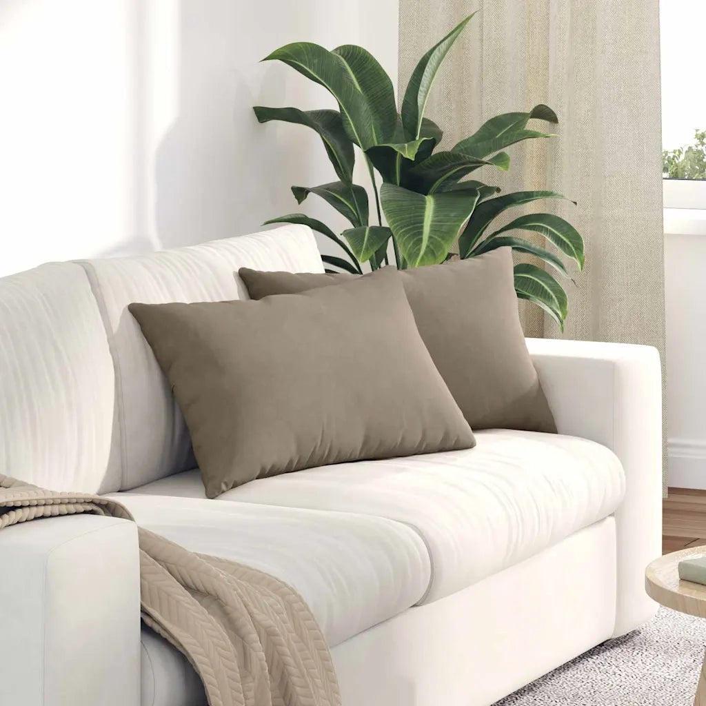 Cuscini da Divano 2 pz-Set di 2 Cuscini per Sofa Talpa 60 x 40 cm Tessuto 637319