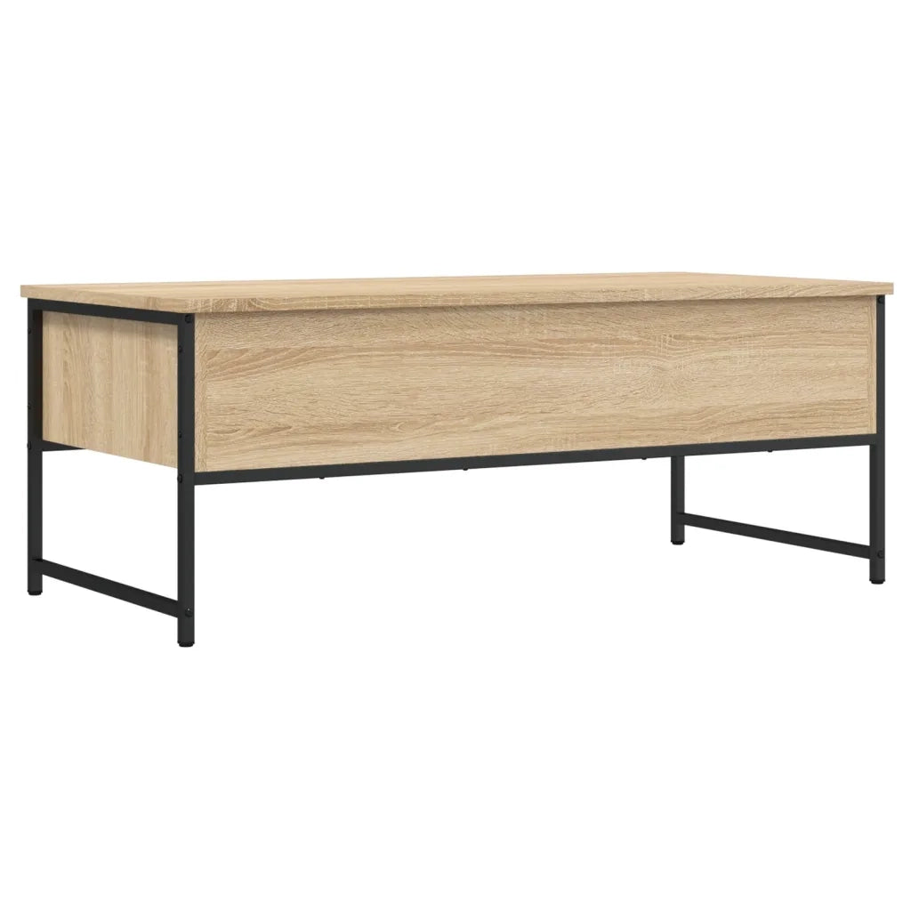 Tavolino Salotto Rovere Sonoma 101x49x39,5 cm Legno Multistrato 837738
