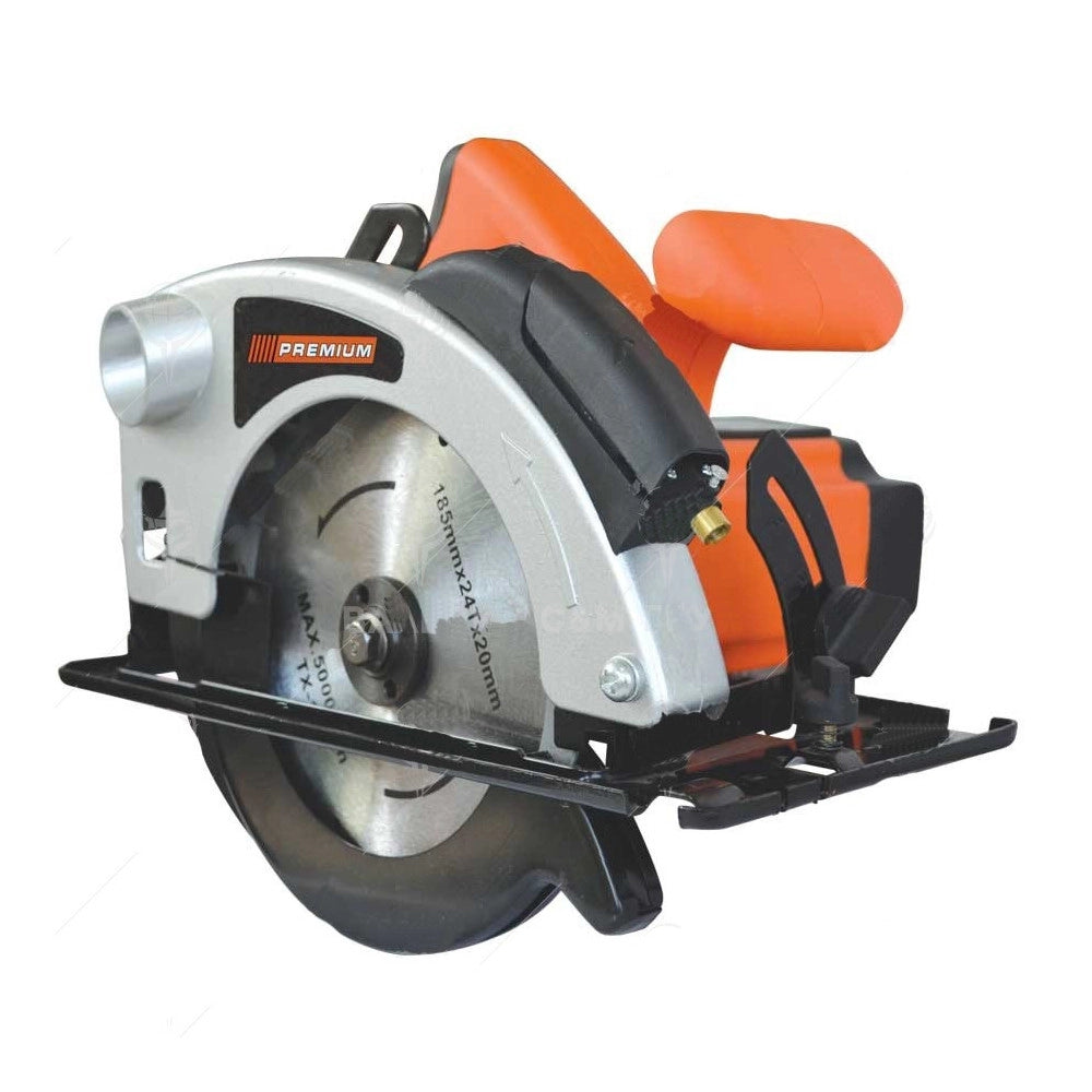 Trade Shop - Troncatrice Sega Circolare Per Legno Lama 185mm Regolabile 1300w 4500 Rpm -