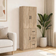 Set di armadi 2 pcs Rovere Sonoma Legno ingegnerizzato 3416819
