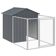 Cuccia per cani con recinto 117 x 201 x 123 cm antracite 02_0043468