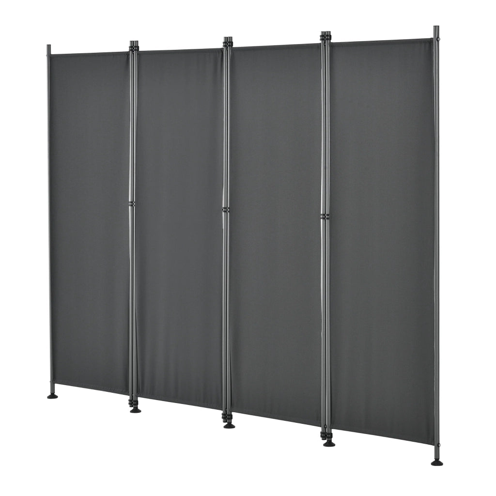 Schermo divisorio 215 x 170 cm grigio 03_0001062