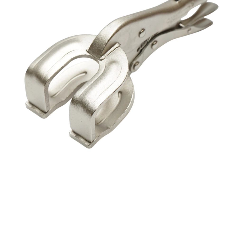 Pinza autobloccante Crownman con ganasce a U da 250 mm per saldatura