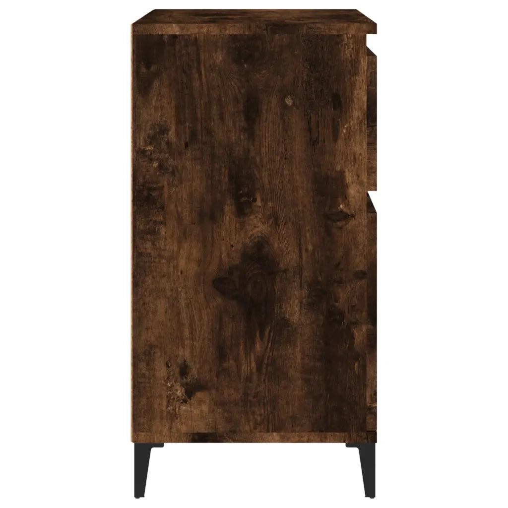 Credenza-Buffet-Armadio da cucina Rovere Fumo 60x35x70 cm in Legno Multistrato 402582
