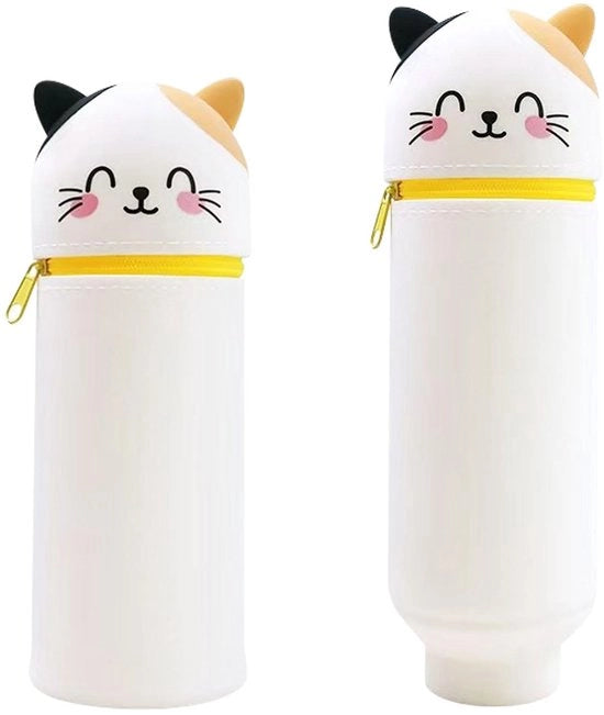 Etui in silicone, grande borsa per ragazze, unisex, accessori scolastici kawaii, borsa, borsa per scuola, ufficio, ragazze, donne, studentesse, borsa
