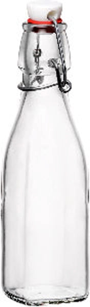 BOTTIGLIE IN VETRO SWING CON TAPPO A CHIUSURA ERMETICA 0,250 LT