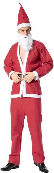 Abito da Babbo Natale Completo per 5 Persone - Kit di Costumi per Uomo a Prezzo Accessibile