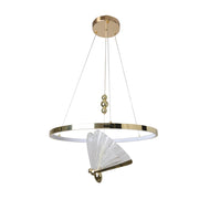 Lampada a sospensione Marissa Ring oro LED CCT 33W
