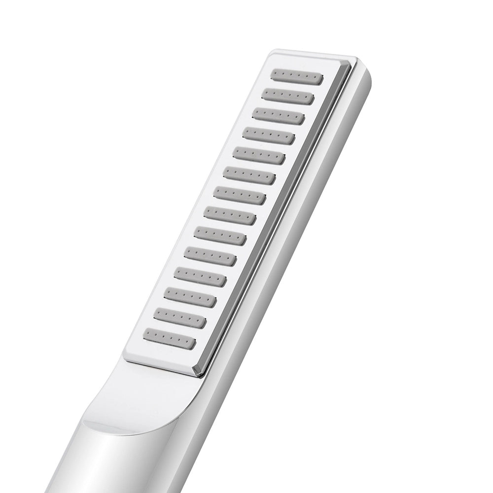 Doccetta monogetto da 23,5 cm cromo lucido in ABS anticalcare Hidra