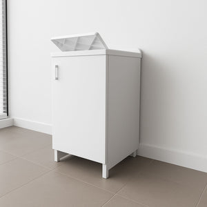 Mobile lavanderia bianco lavabo resina 45x50x85 asse lavaggio cm anta singola