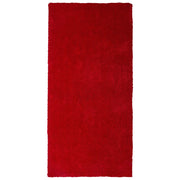 Tappeto shaggy rosso 80 x 150 cm moderno tappeto rettangolare trapuntato a Pelo Lungo