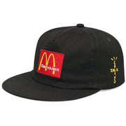 Cappellino da baseball McDonald's di Travis Scott, CACTUS JACK, nero