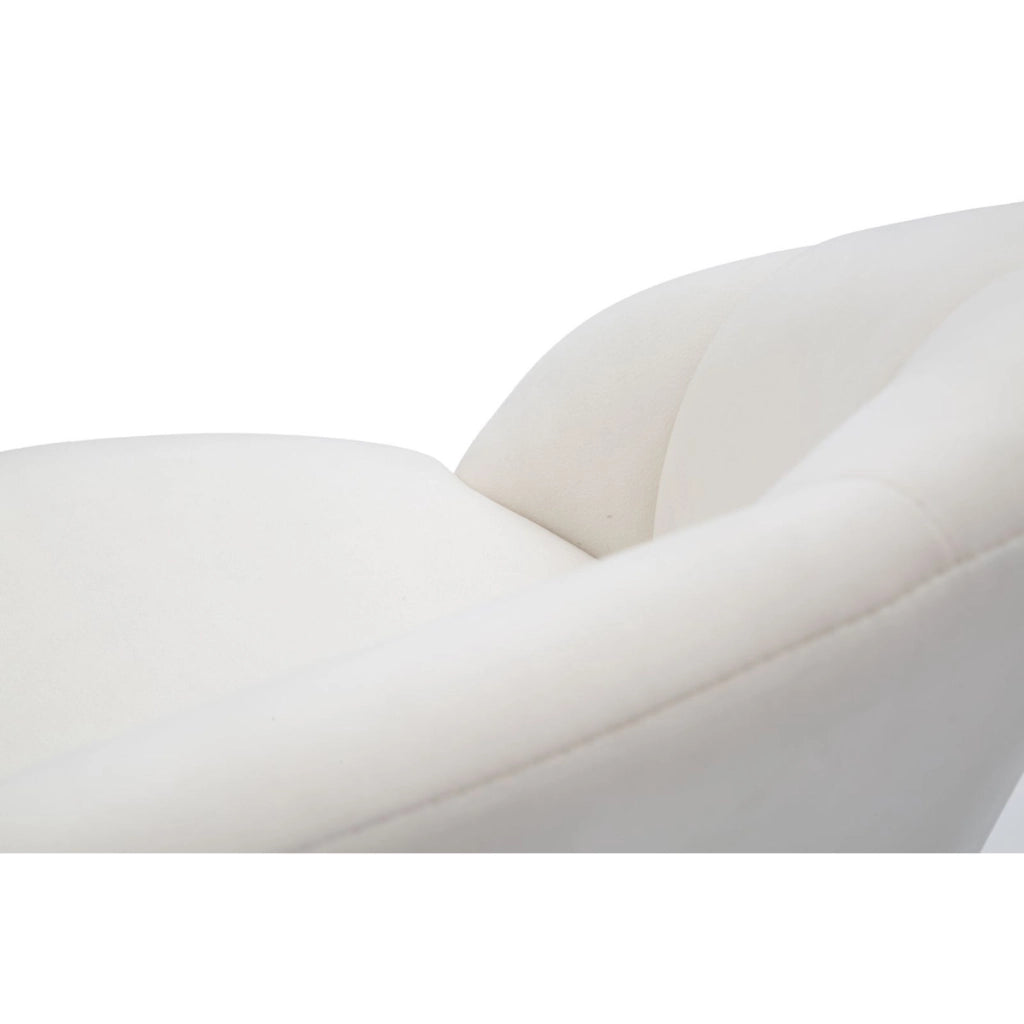 Sgabello Alto VKH429, Beige, Metallo, 55x56x104 cm