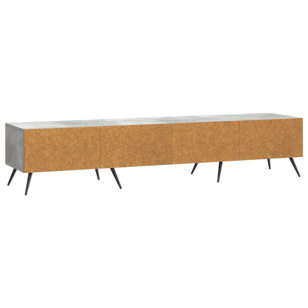 Mobile TV con cassetto-Credenza per TV Grigio Cemento 147 x 34,5 x 30 cm 690059