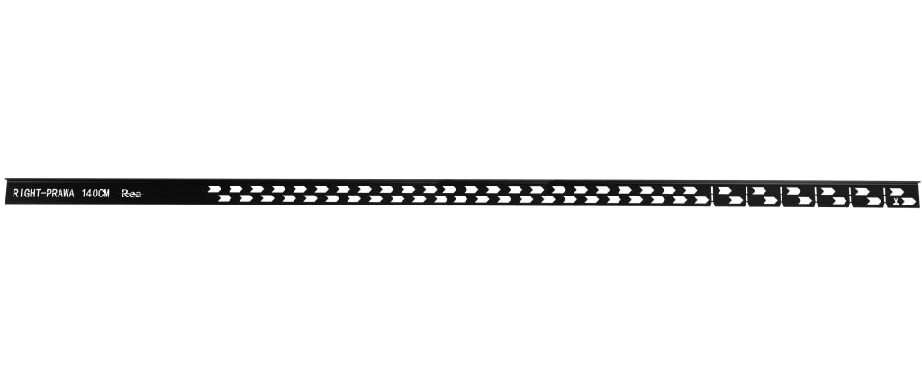 Profilo Doccia Pendenzato 140cm Black destra