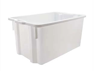 CASSA IN POLIPROPILENE SOVRAPPONIBILE INSERIBILE  lt.65 cm.63x44x34h.    ICS