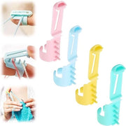 Anello per dita in plastica flessibile - 4 pezzi - Sostituzione dita - Guida dita in plastica - Utilizzo comodo e duraturo