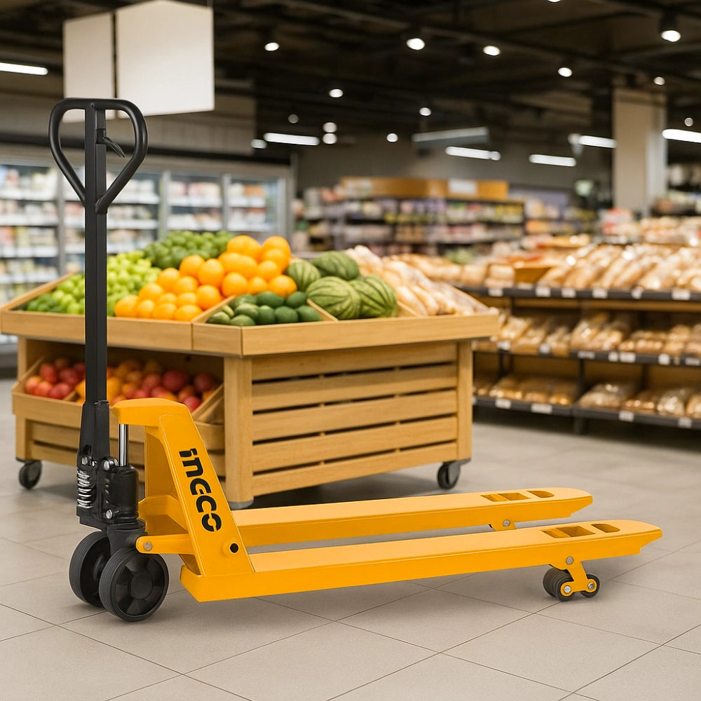 Transpallet 2,5t ingco per logistica e magazzinaggio