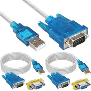 Adattatore RS232 a USB, USB a DB9 maschile 9 pin con chipset di conversione, doppio 

Compatibile con Windows 10 8 7