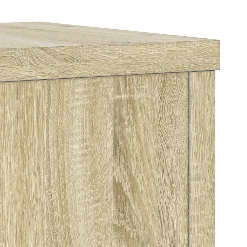 Supporti per piante | Sostegno per piante 2 pz Rovere 25x25x80 cm in Multistrato