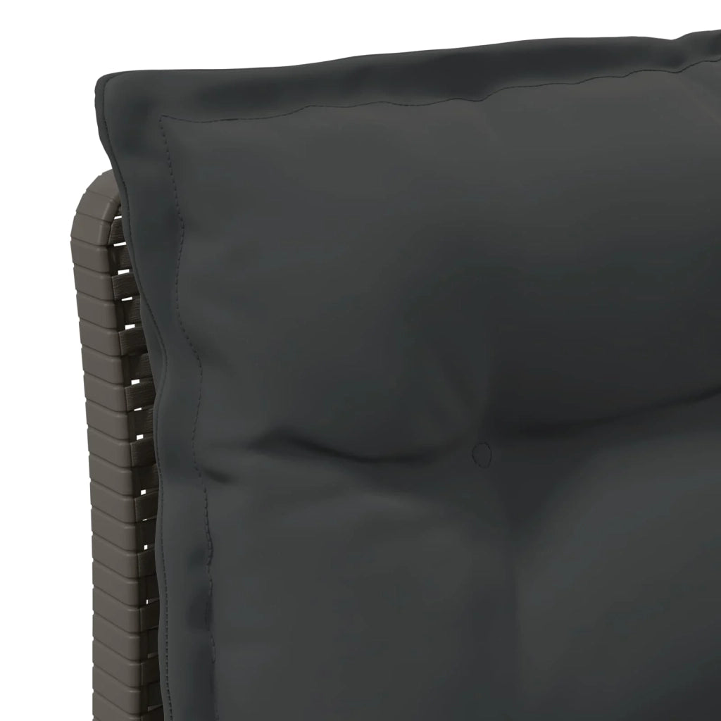 Divano da Giardino a 1 Posto con Cuscini Aspetto Rattan PP 8011809