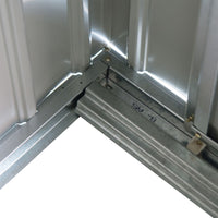 Casetta Box da Giardino in Lamiera 213x127x185 cm