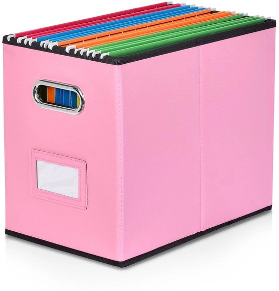 Ordnerbox A4 formato senza coperchio per ufficio/decorazione/casa.