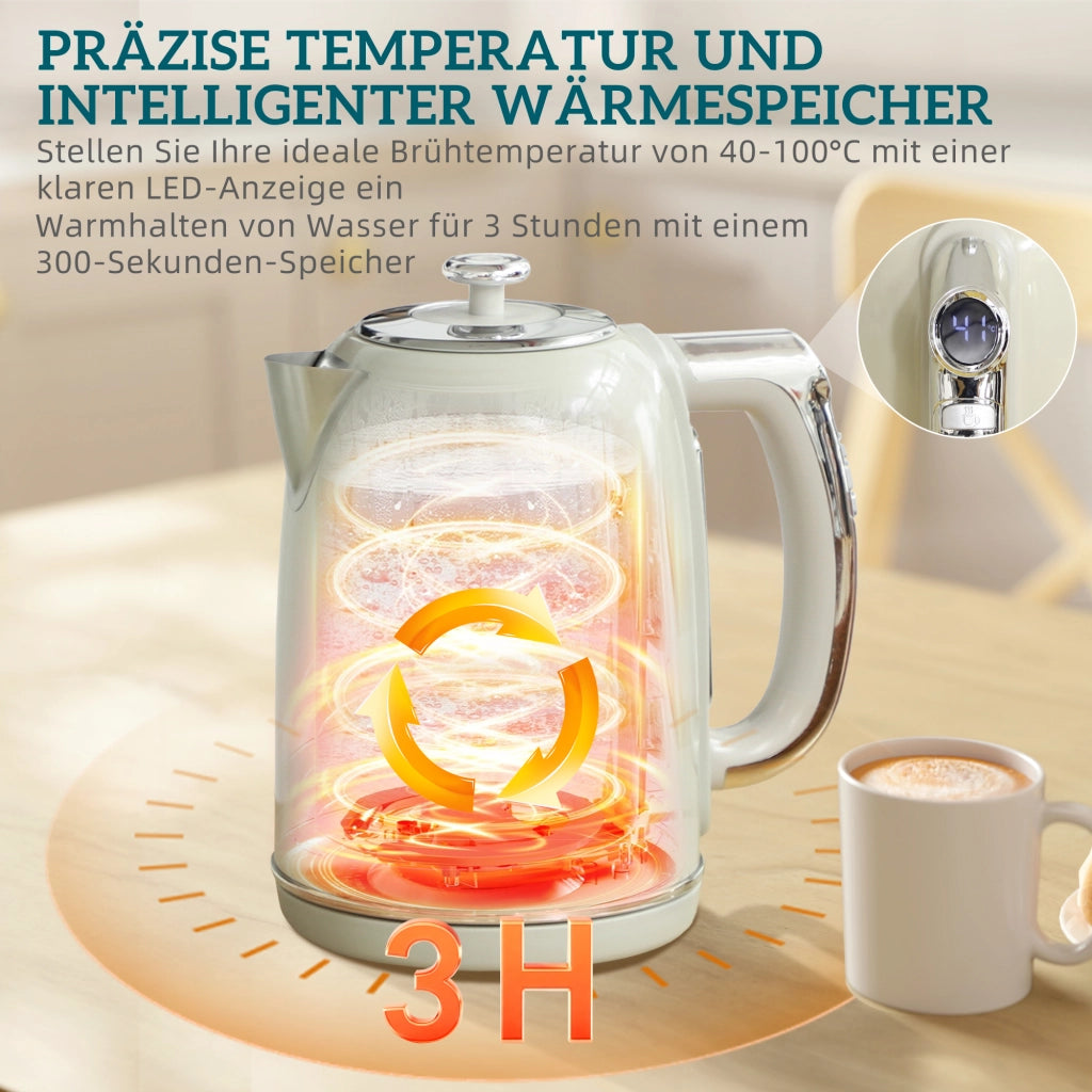 Bollitore e Tostapane Set ¨C zephmum ¨C Grigio
