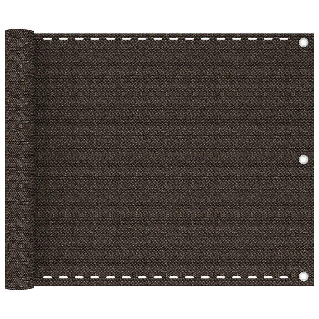 Paravento da Balcone Marrone 75x400 cm in HDPE cod mxl 20217