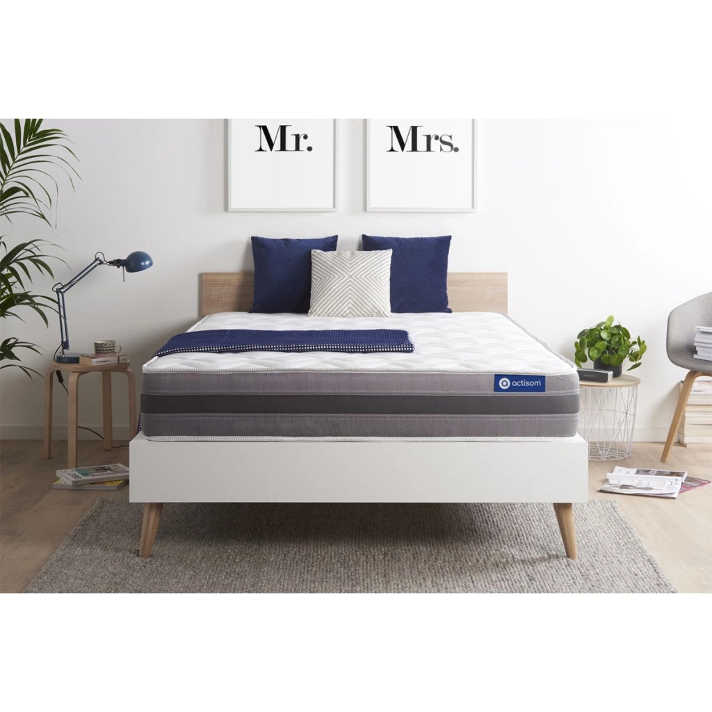 Materasso matrimoniale Actilatex relax 160x200cm - Spessore : 24cm - Lattice e memory foam - Moderatamente rigido