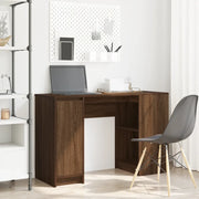 Scrivania Rovere Marrone 120x42x76 cm in Legno Multistrato