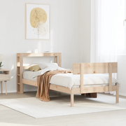 vidaXL Letto senza Materasso 90x200 cm in Legno Massello di Pino
