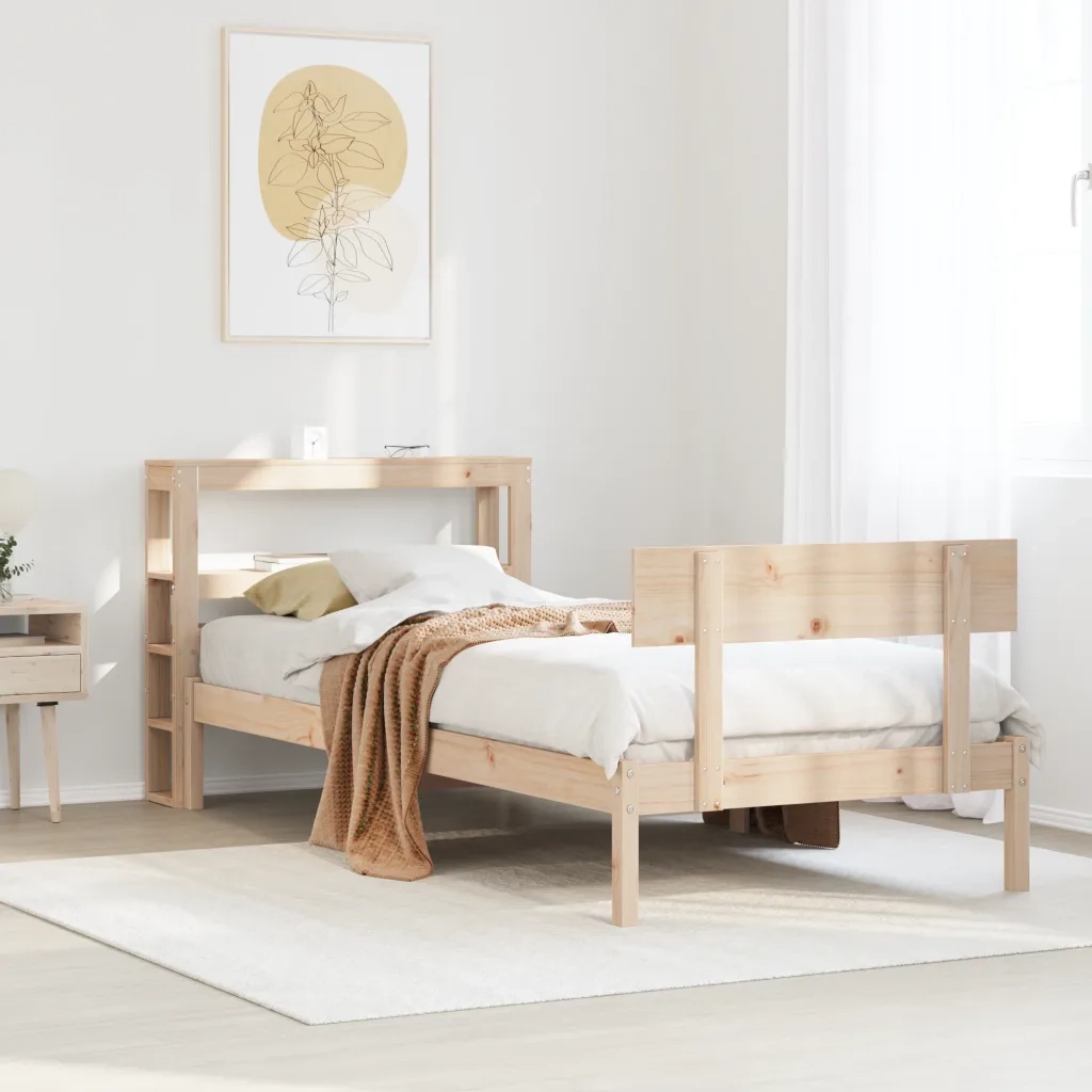 vidaXL Letto senza Materasso 90x200 cm in Legno Massello di Pino