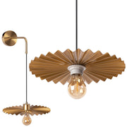 Lampada Da Parete APP1356-1W Old Gold 30 Cm