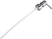 Dispensatore di sapone in acciaio inossidabile - Pompa da sapone per cucina - Pompa da sapone per bagno - Antiscivolo - Pompa di ricambio - Capacità 2,5 cm - Pompa da sapone