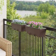 Ringhiera 2 pcs 50 x 17 x 17 cm Metallo