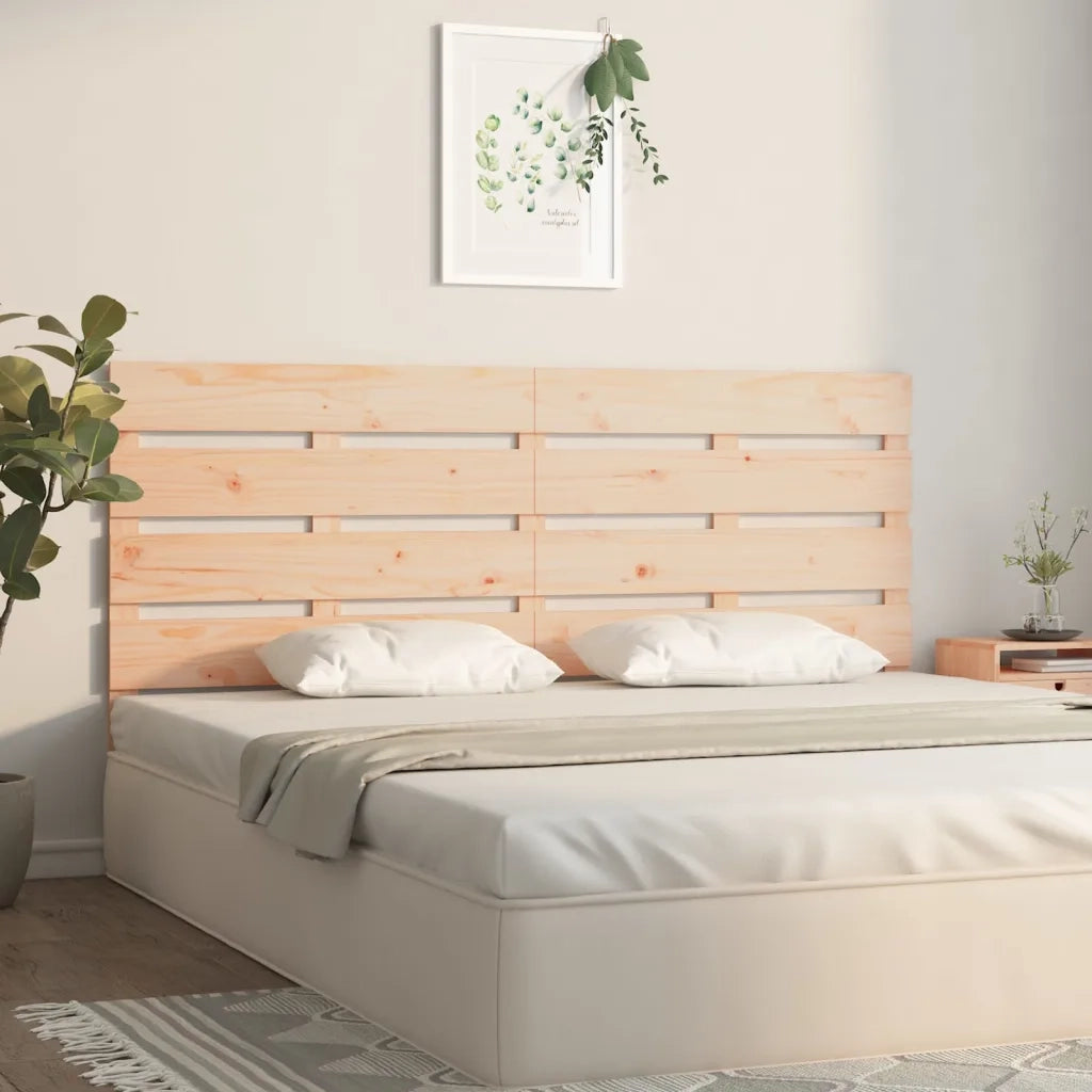 Testiera per Letto-Testata del letto 180x3x80 cm in Legno Massello di Pino