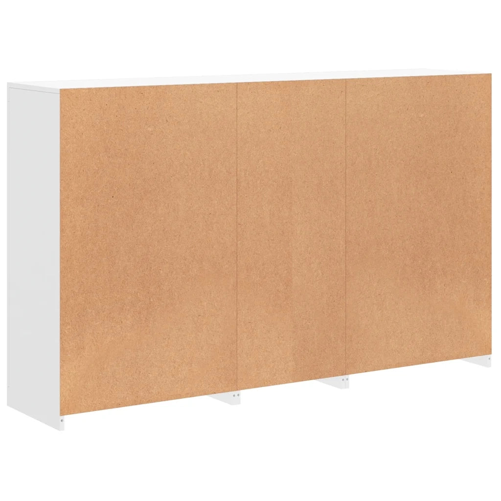 Credenza con Luci LED Bianca 162x37x100 cm 3209170