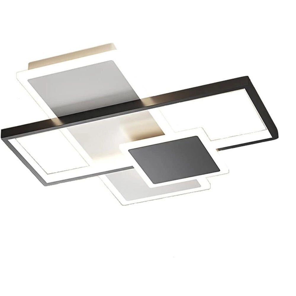 Trade Shop - Plafoniera Da Soffitto A Led 46 W Con Tecnologia Cct Con Switch 3 Colorazione C60-3c -