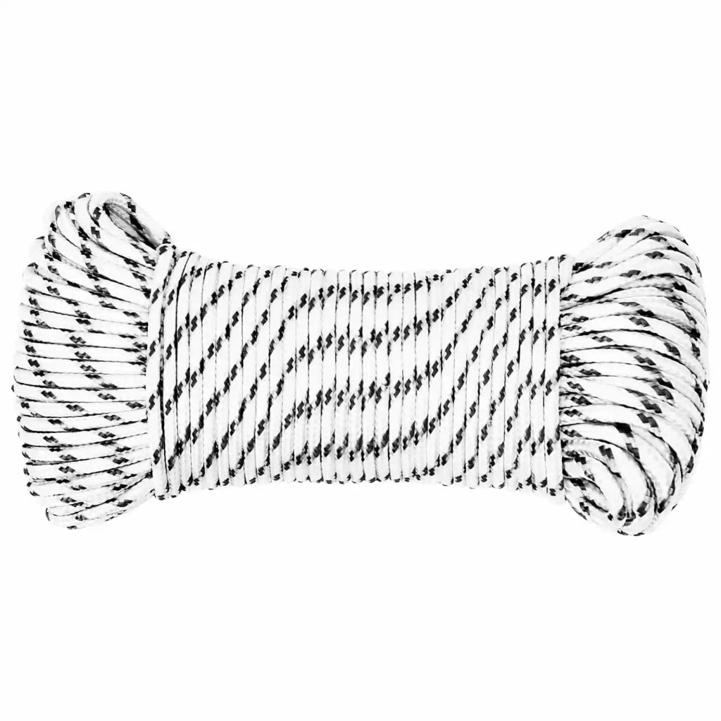 Corda multiuso 4 mm 100 m Bianco Poliestere 3473485