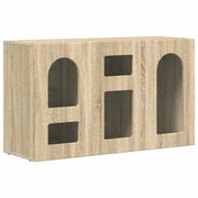 Credenza | Madia | Buffet da pranzo | Armadio da pranzo Rovere Sonoma 100 x 35 x 59 cm Legno multistrato