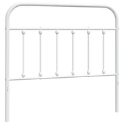 Testiera | Testata di Ricambio in Metallo Bianco 107 cm