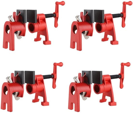 Set di viti a molla da 4 pezzi - 19 mm viti a molla - viti a molla per legno - liame a caldo - costruzione robusta - con spaziatori protettivi - viti a molla per legno