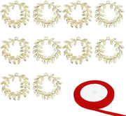 Decorazione per Parete in Acciaio Inox - 10 pezzi - Decorazione Hanger - Regalo di Buonuscita - Decorazione per la Casa - Formato 4,1 cm x 3,6 cm