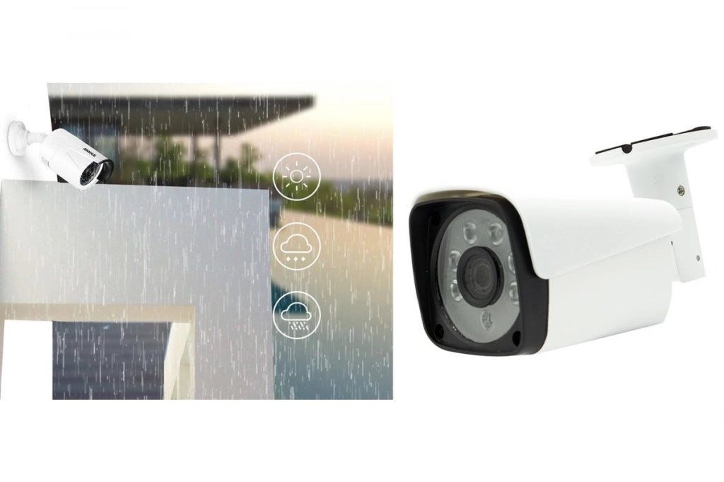 KIT VIDEOSORVEGLIANZA NVR POE 4 CANALI 4 TELECAMERE 2MPX IP POE