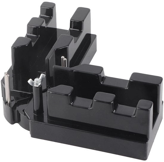 Strumento di misurazione angolare 2-in-1 - Angolo e gradiente - Materiale ABS nero - Lavorazione del legno - Lavori di calcestruzzo - Taglio preciso