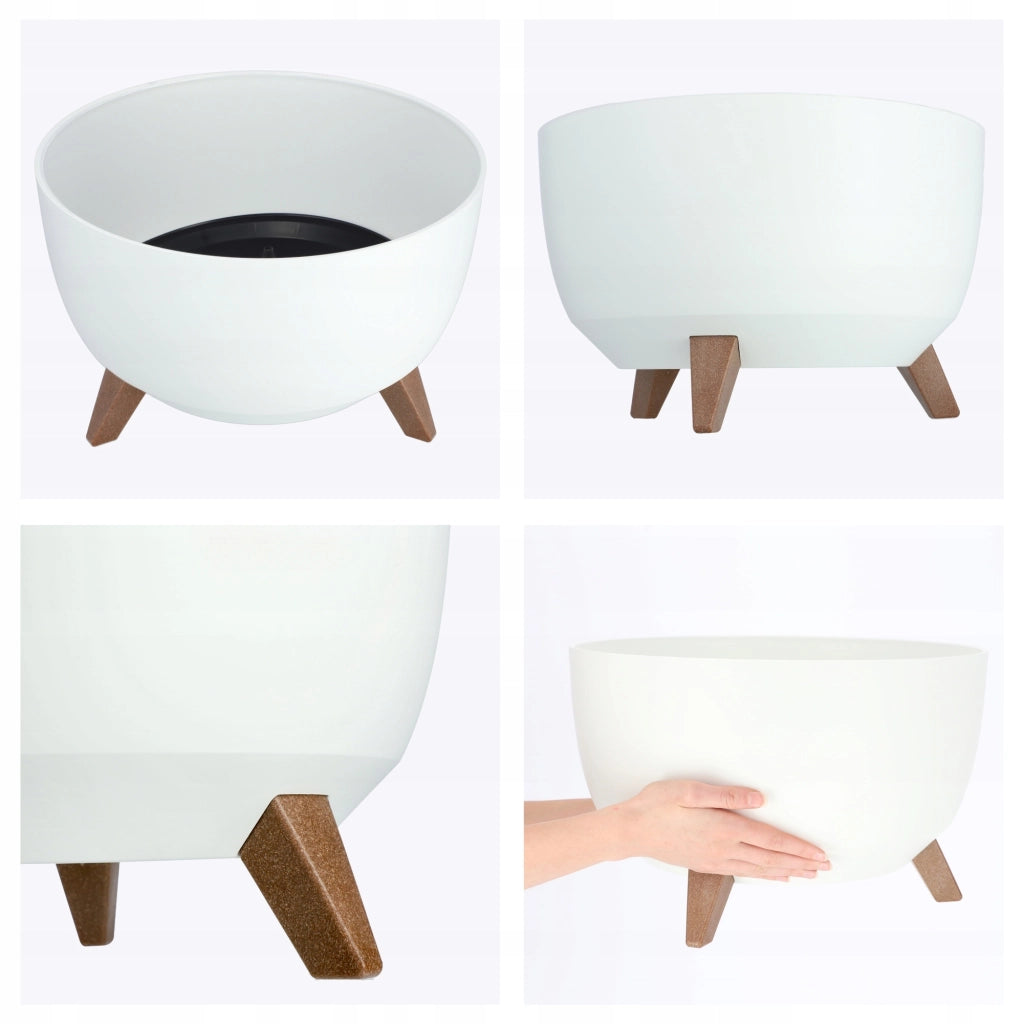 Vaso da fiori KADAX da 40 cm con coprigambe e inserto