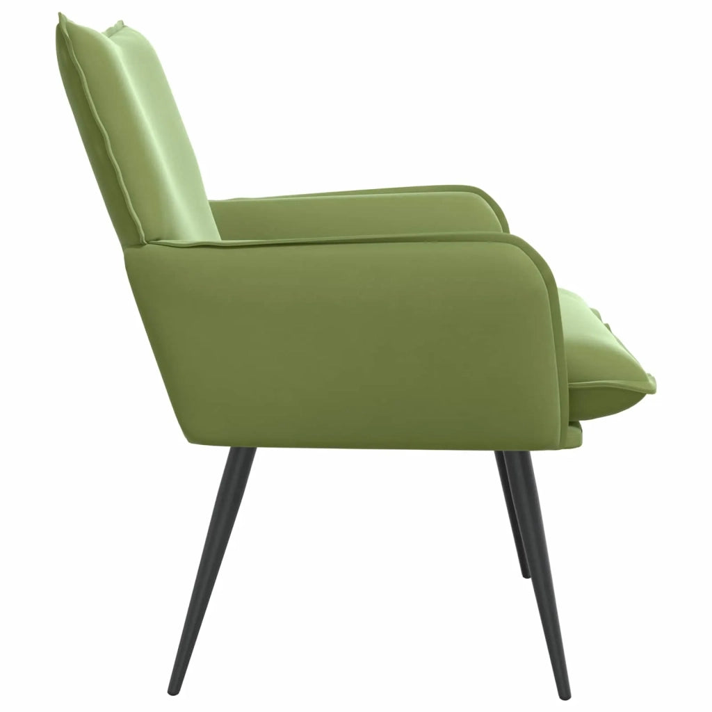 Poltrona Verde chiaro Velluto 42047726