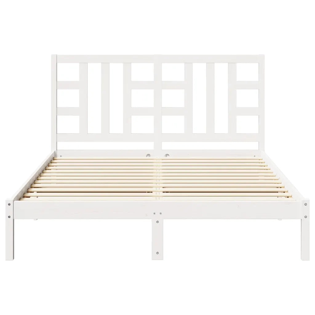 Giroletto Bianco in Legno Massello 150x200 cm King Size