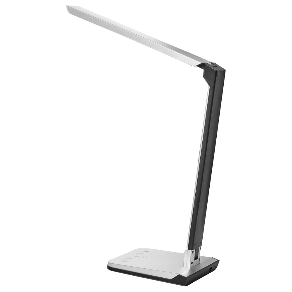 Lampada da scrivania a LED Materiale sintetico argento Luminosità e colore regolabili Dimmer Casa Ufficio